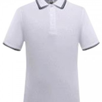 SKP023 manufacturing short-sleeved Polo shirt design striped collar short-sleeved Polo shirt short-sleeved Polo shirt supplier business group activities 45 degree